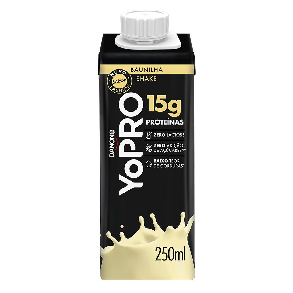 Bebida Láctea UHT 15g de proteínas Baunilha YoPRO 250ml