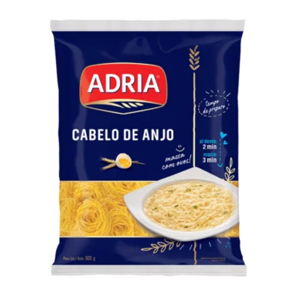 Macarrão Cabelo de Anjo Adria 500g