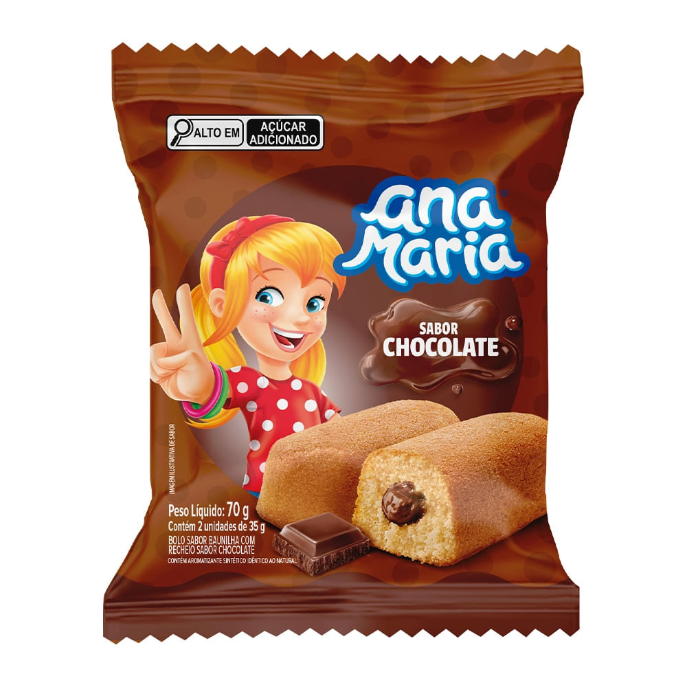Bolo de Chocolate Ana Maria 70g