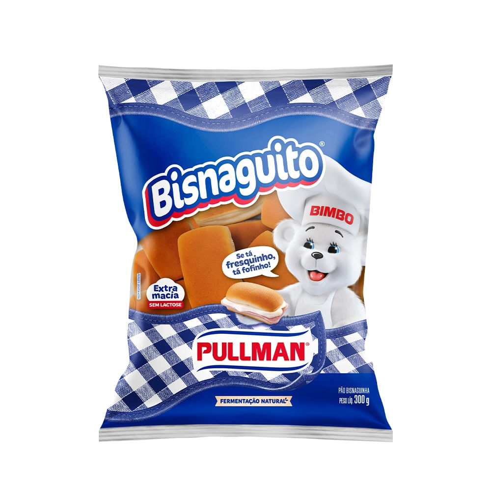 Bisnaguito Tradicional Sem Lactose Pullman 300g