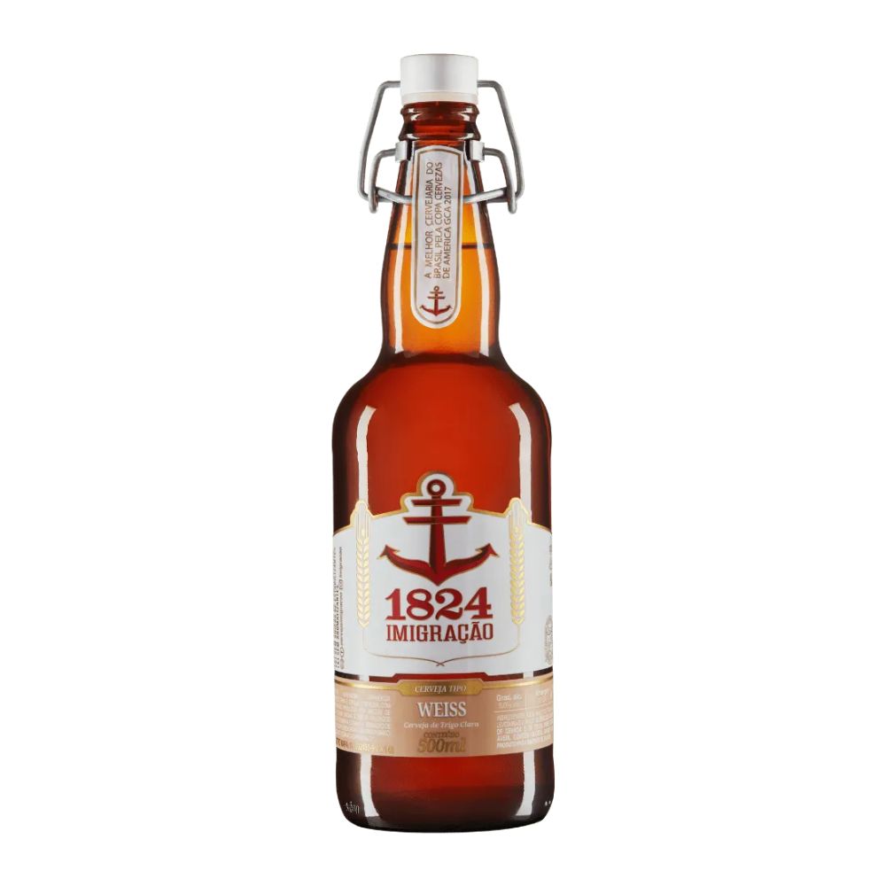 Produto Cerveja Weiss 1824 Imigração 500ml da loja Mambo no valor de: 25,98