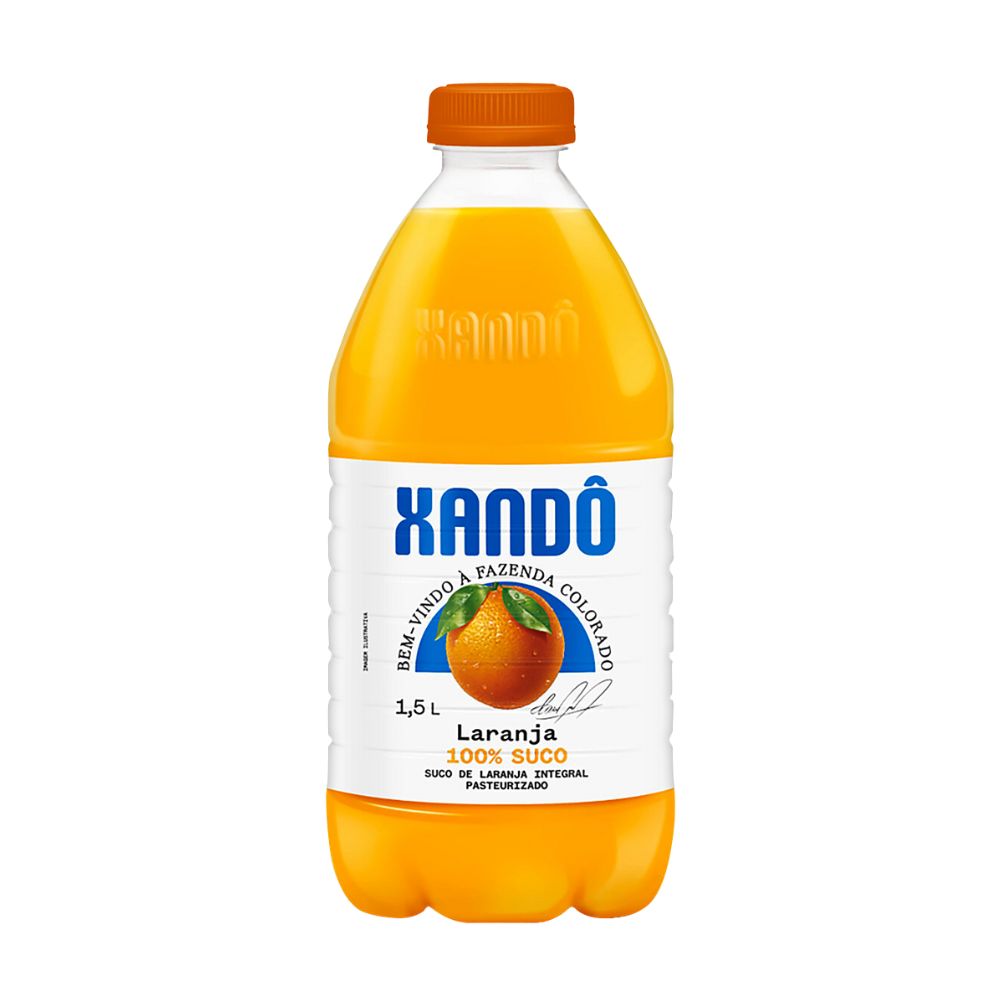 Suco Integral de Laranja Refrigerado Xandô 1,5L