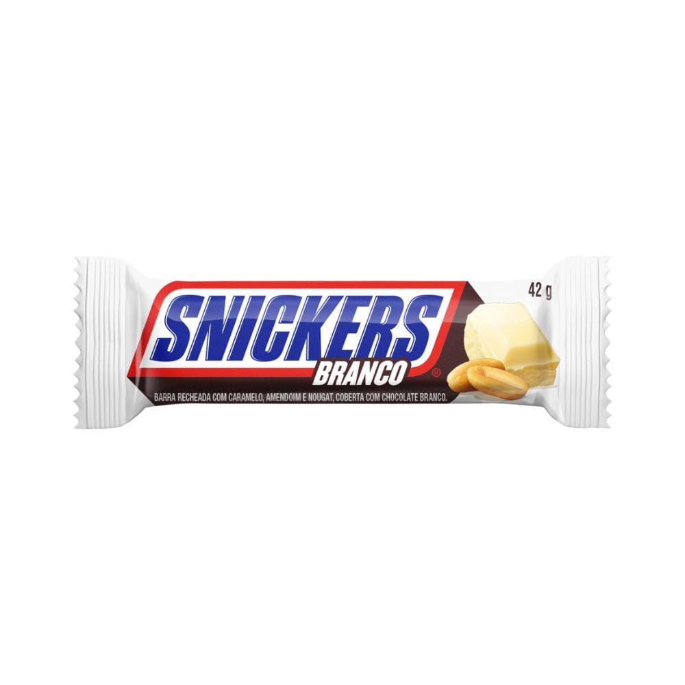 Chocolate Branco Snickers 42g