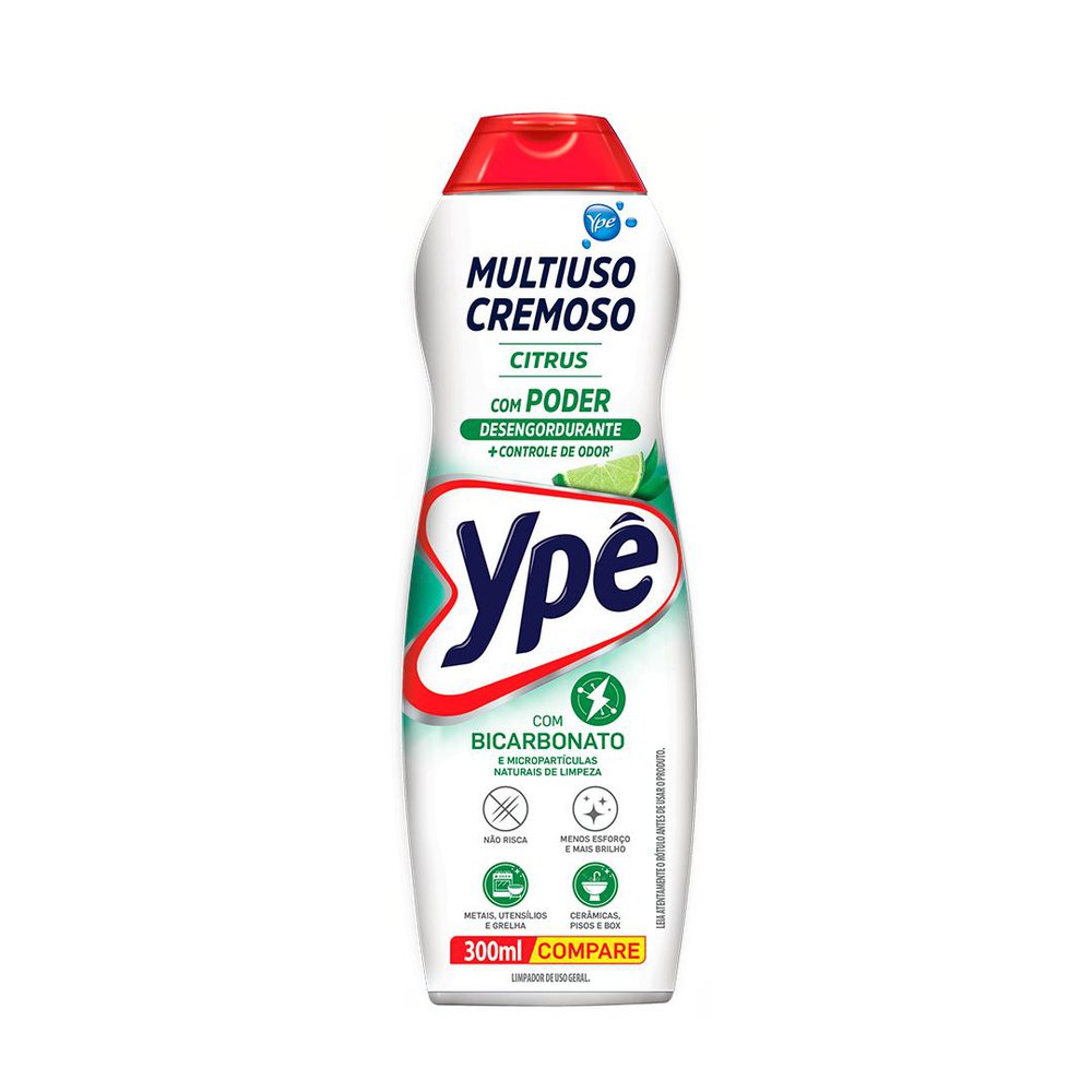 Saponáceo Multiuso Cremoso Citrus Ypê 300ml