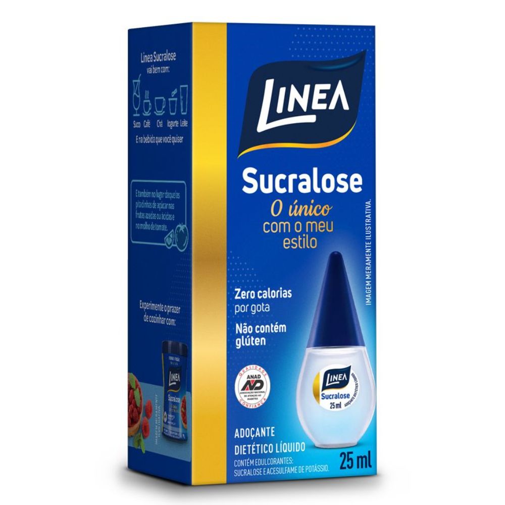 Adoçante Líquido Sucralose Linea 25ml