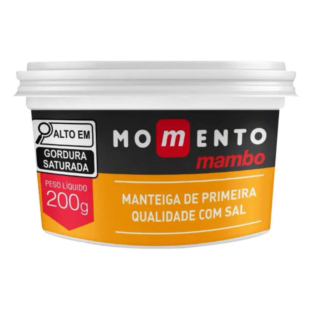 Manteiga com Sal Momento Mambo 200g