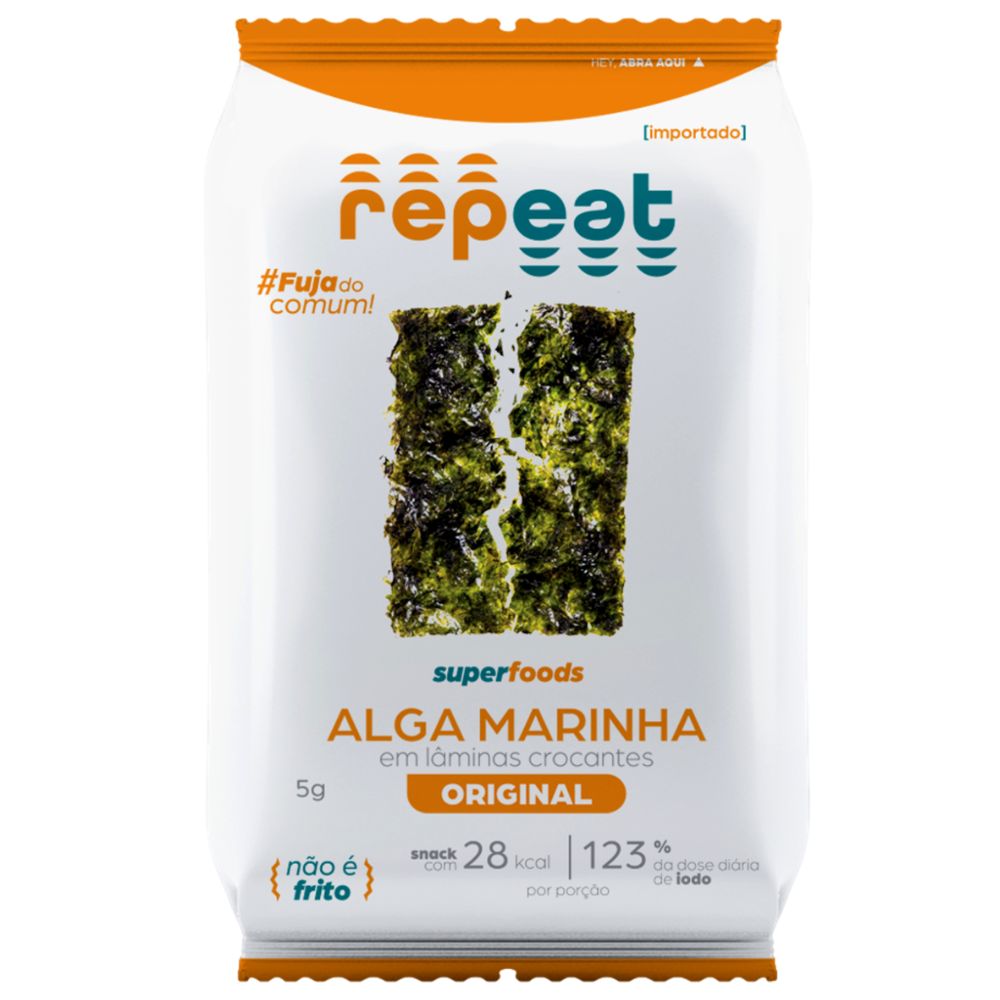 Snack de Alga Tradicional Repeat 5g
