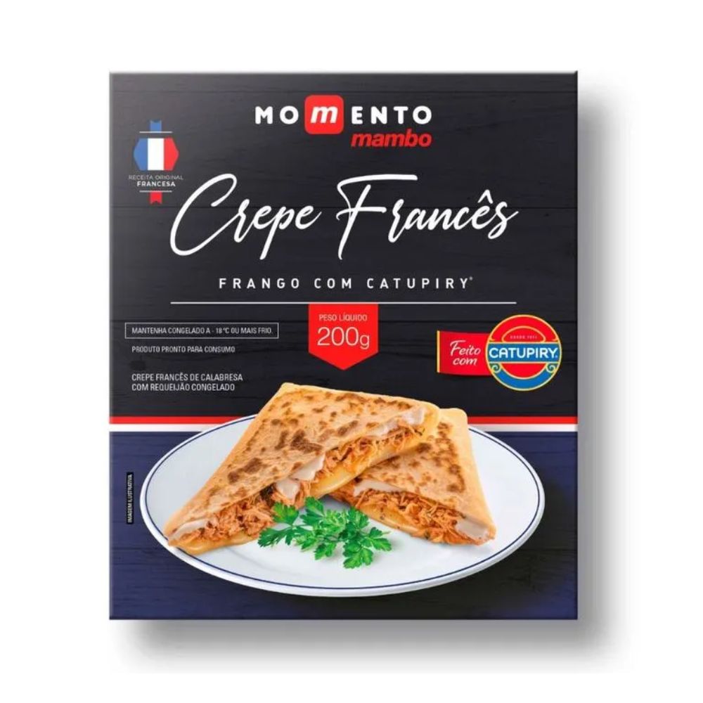 Crepe Francês Frango com Catupiry Momento Mambo 200g