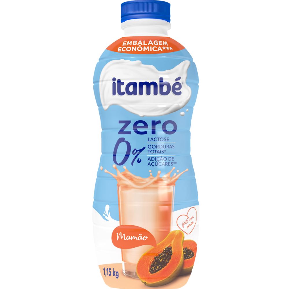 Iogurte Líquido Mamão Sem Lactose Itambé 1,15kg
