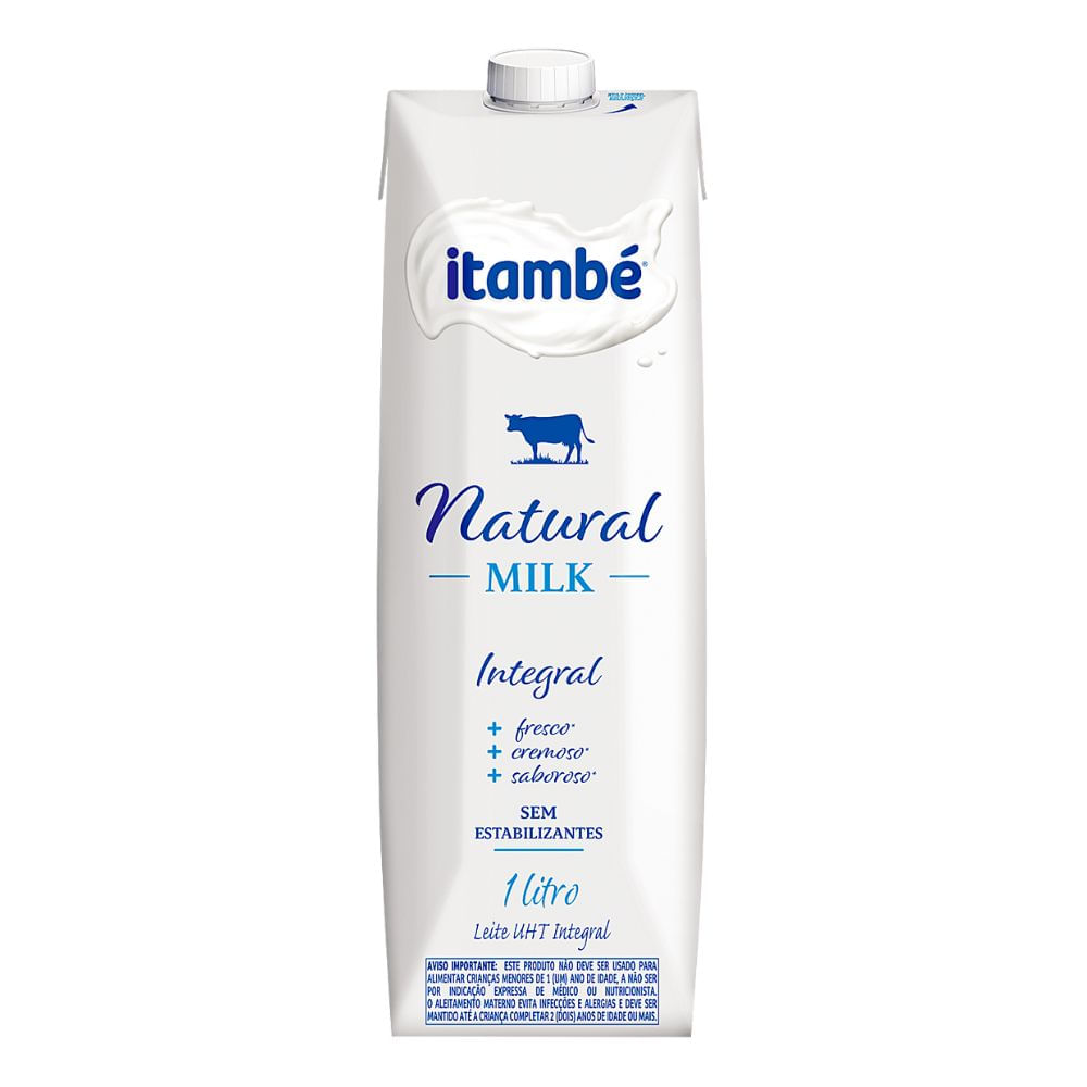 Leite Integral Natural Milk Itambé 1 Litro
