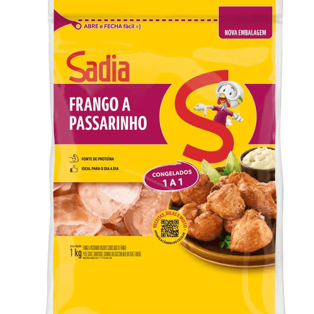 Frango à Passarinho Congelado Sadia 1kg