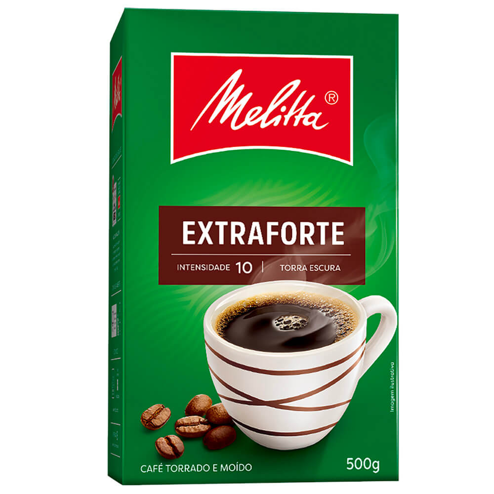Café Torrado e Moído Extra Forte a Vácuo Melitta 500g