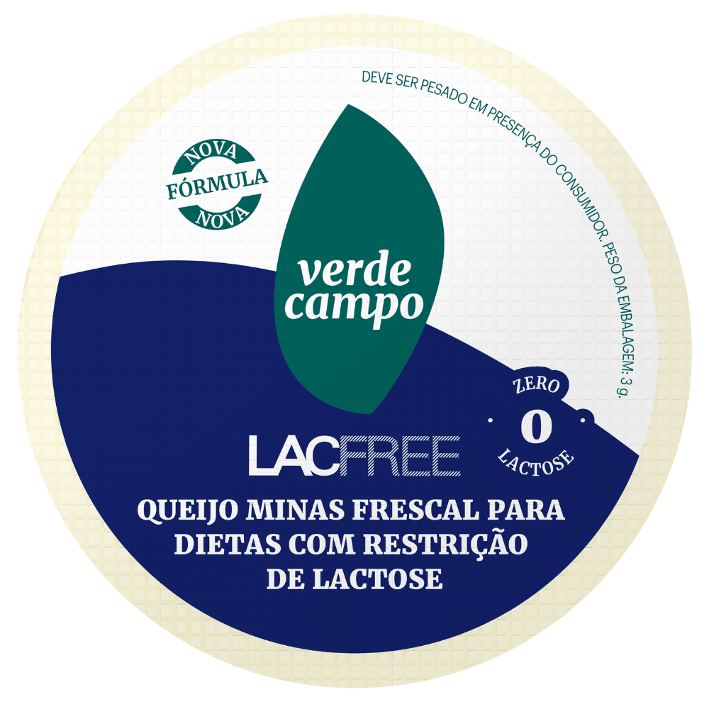 Queijo Minas Frescal Lacfree Sem Lactose Verde Campo Kg