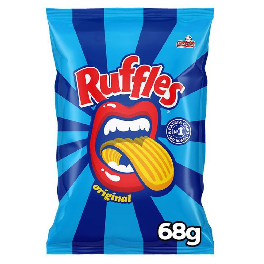 Batata Frita Ondulada Original Ruffles Elma Chips 68g