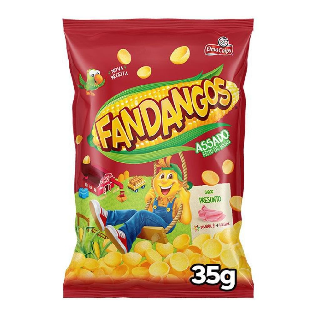 Salgadinho de Presunto Fandangos Elma Chips 35g