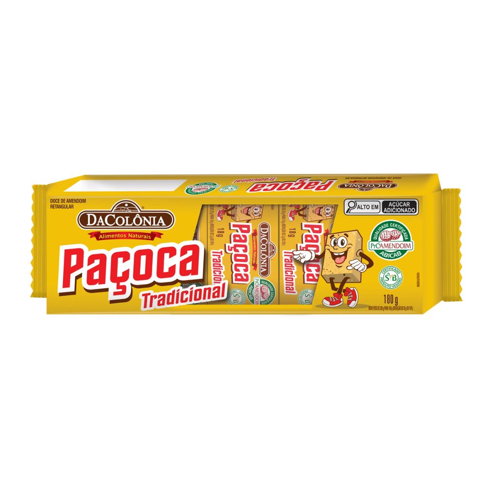 Paçoca Tradicional DaColônia 180g