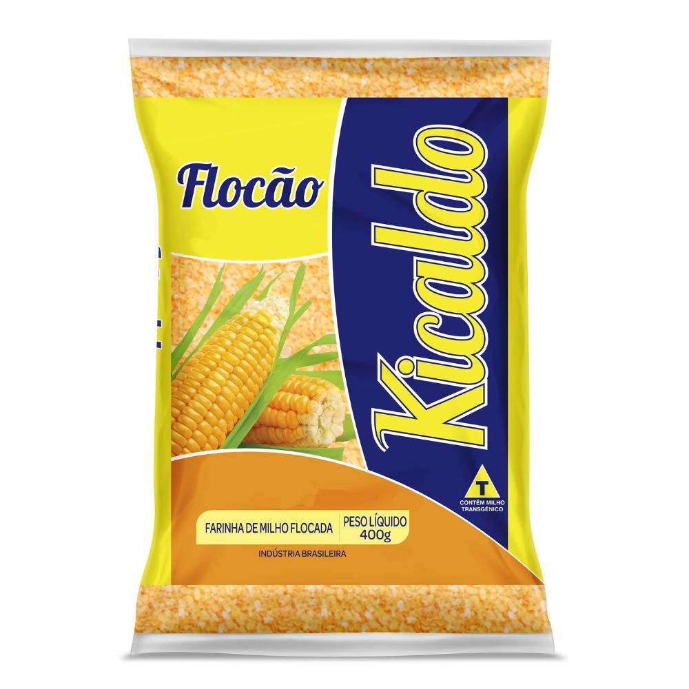 Flocão de Milho Flocada Kicaldo 400g