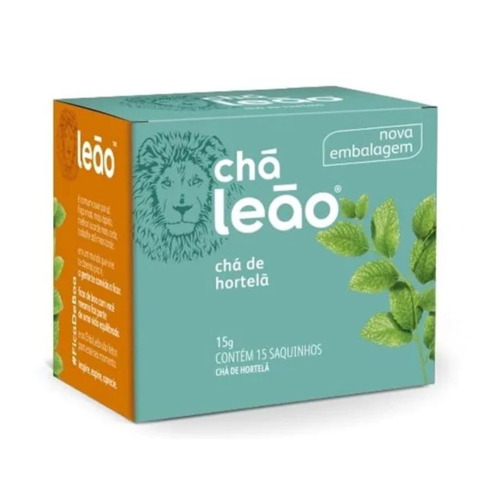 Chá de Hortelã Leão 15g com 15 unidades