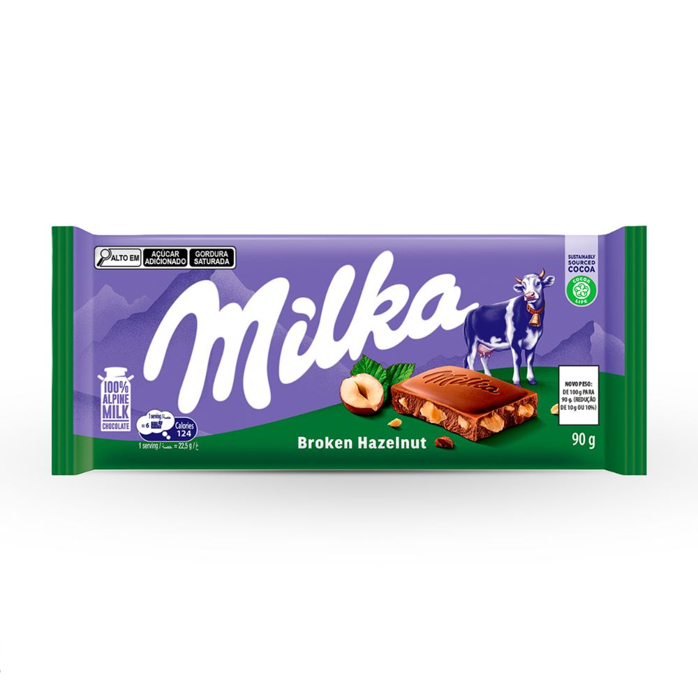 Chocolate Broken Hazelnut Milka 90g