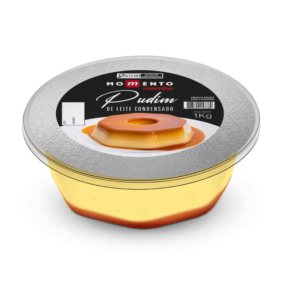 Pudim de Leite Condensado Resfriado Momento Mambo 1kg