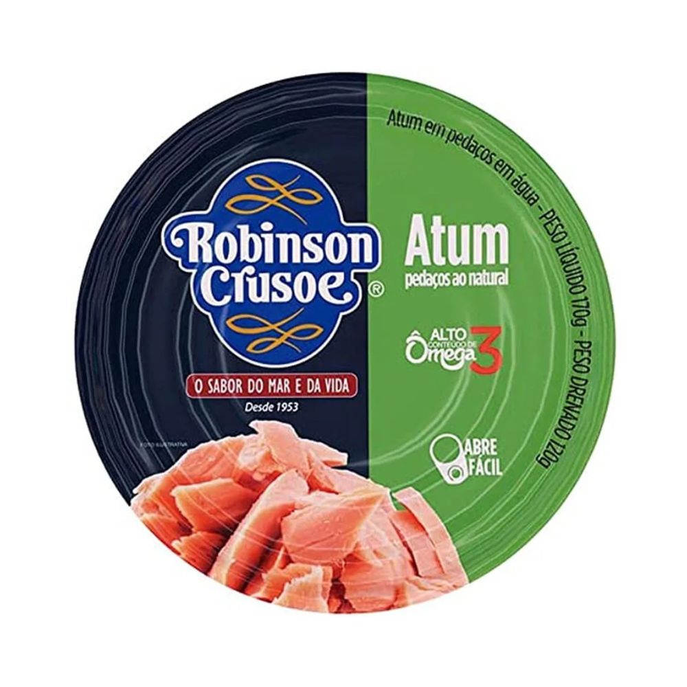Atum Pedaços ao Natural Robinson Crusoe 120g