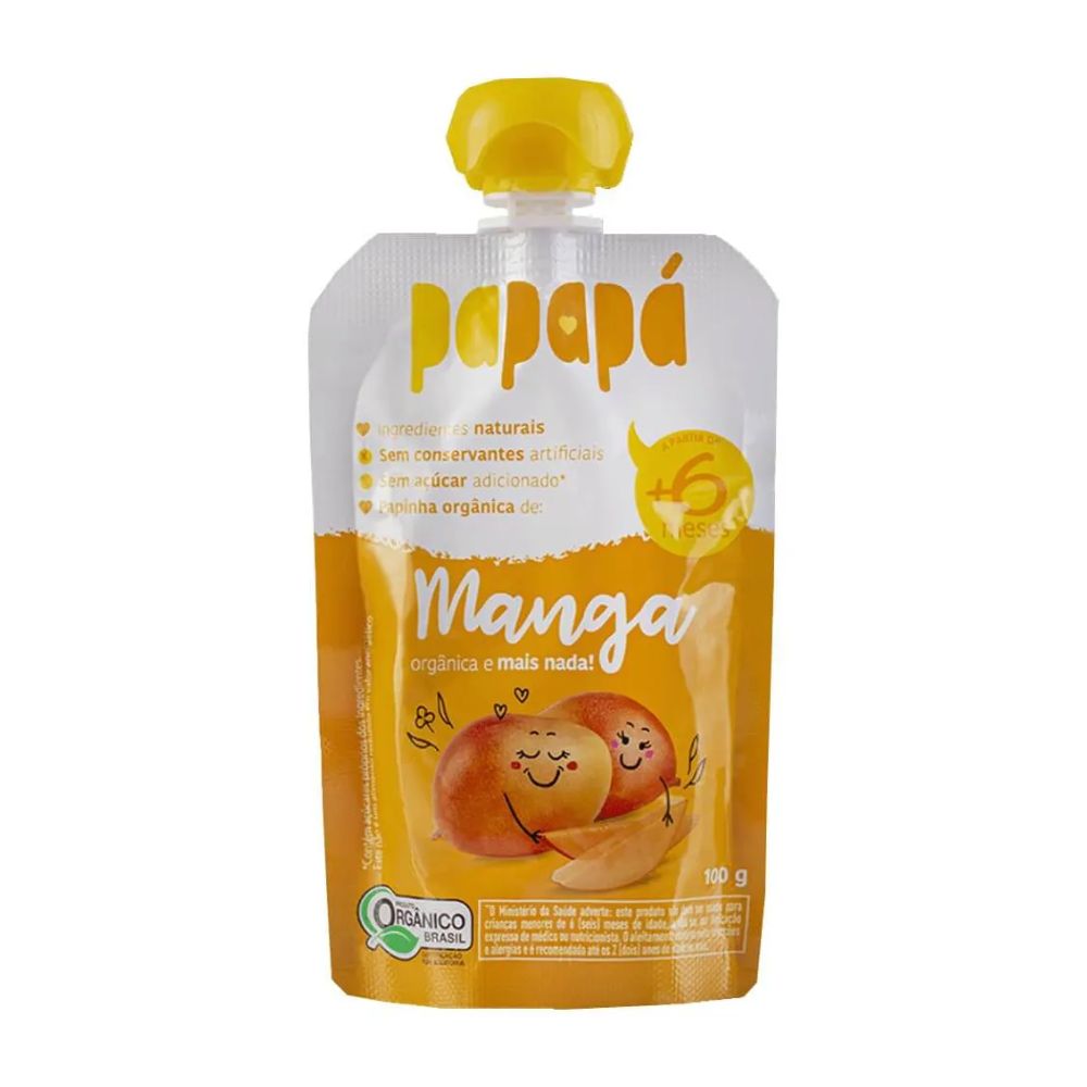 Papinha de Manga Orgânica Papapá 100g