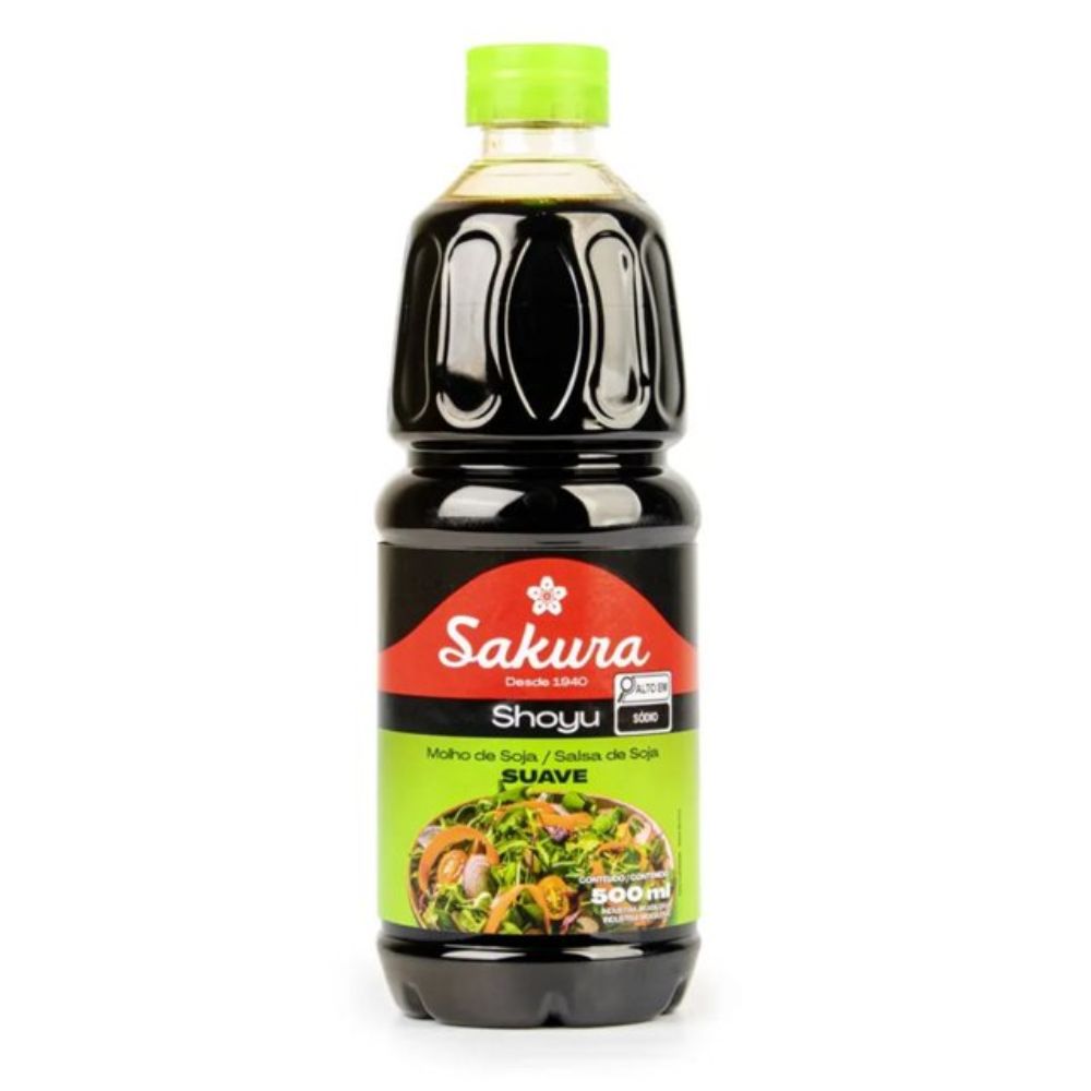 Molho Shoyu Light Sakura 500ml
