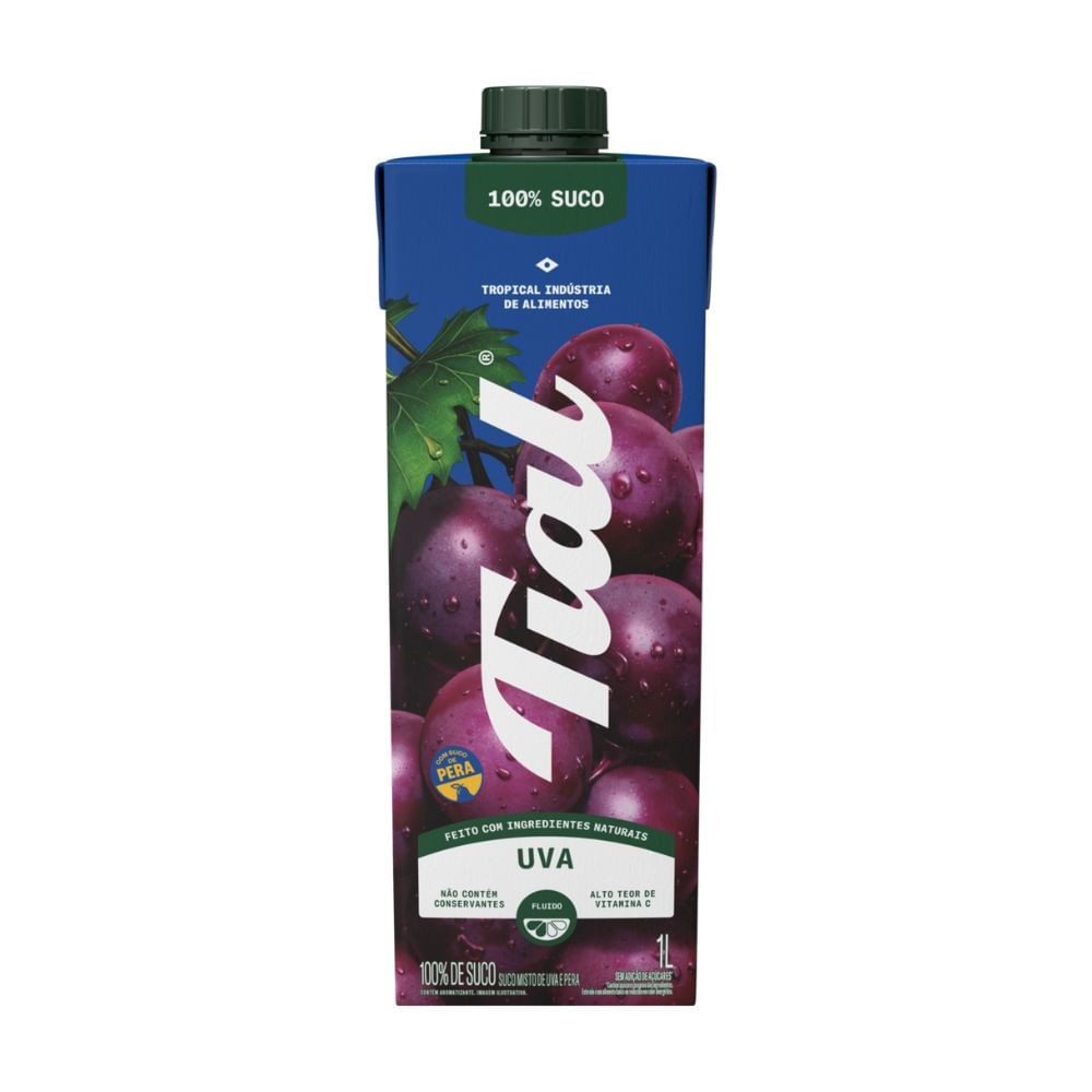 Suco de Uva Sem Adição de Açúcar Tial 1L