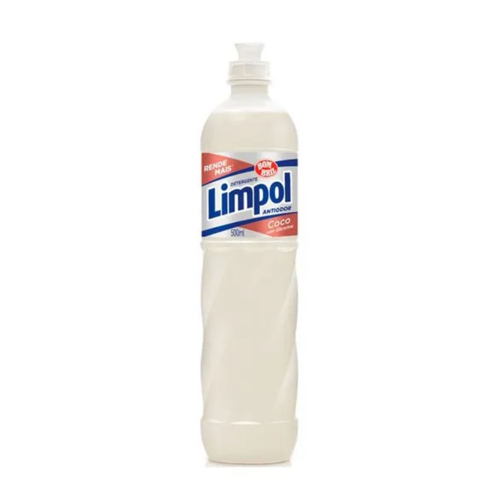 Detergente Líquido Lava Louças Coco Limpol 500ml