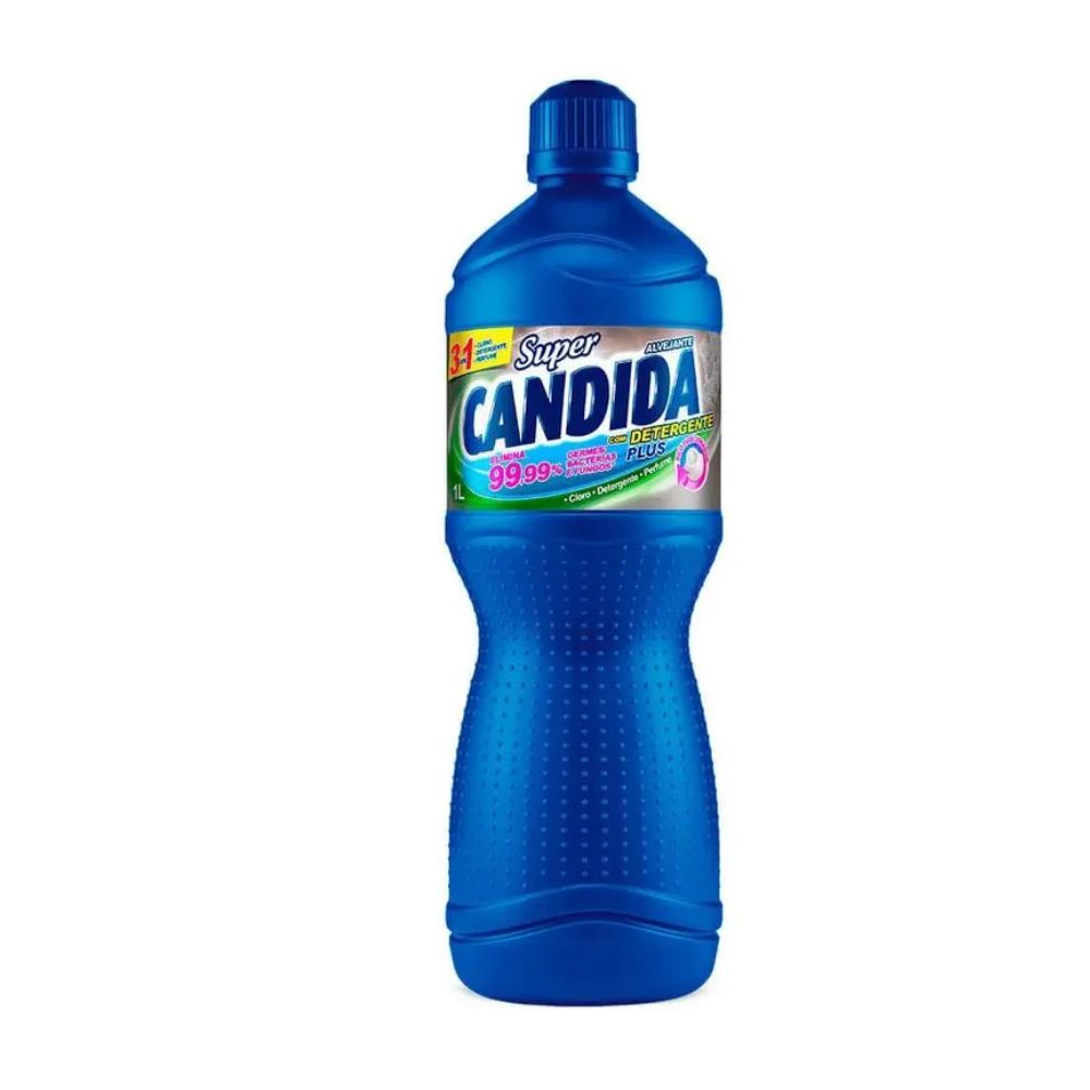 Alvejante Super Candida 3X1 Plus 1 Litro