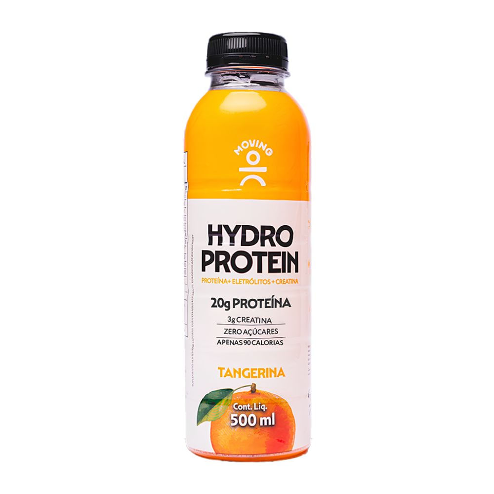 Bebida Proteica Tangerina Hydro Protein Sem Açúcar Moving 500ml