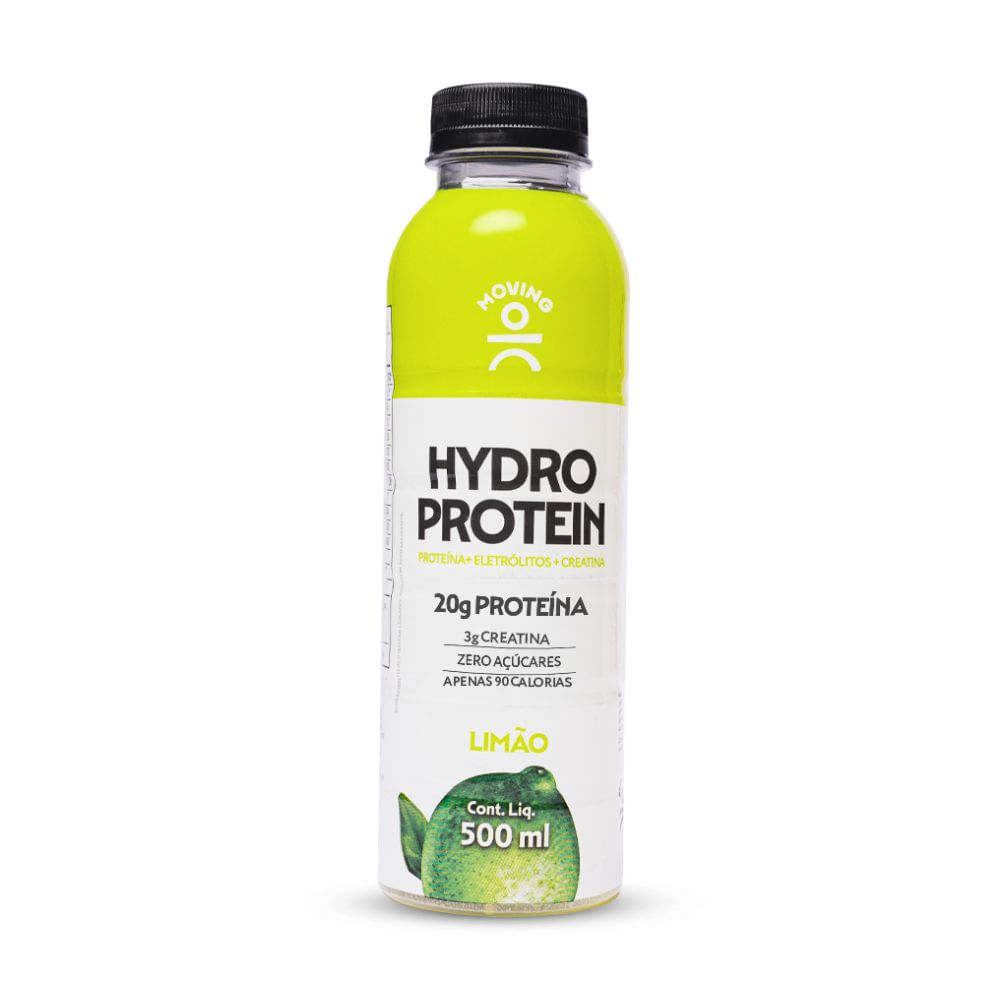 Bebida Proteica Limão Hidro Protein Sem Açúcar Moving 500ml