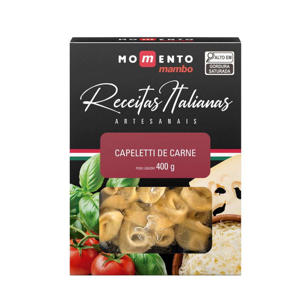 Capeletti de Carne Momento Mambo 400g