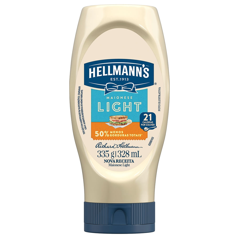 Maionese Light Hellmanns 335g