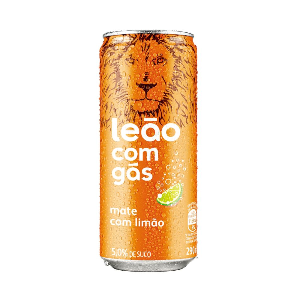 Mate Leão com Limão Gaseificado 290ml