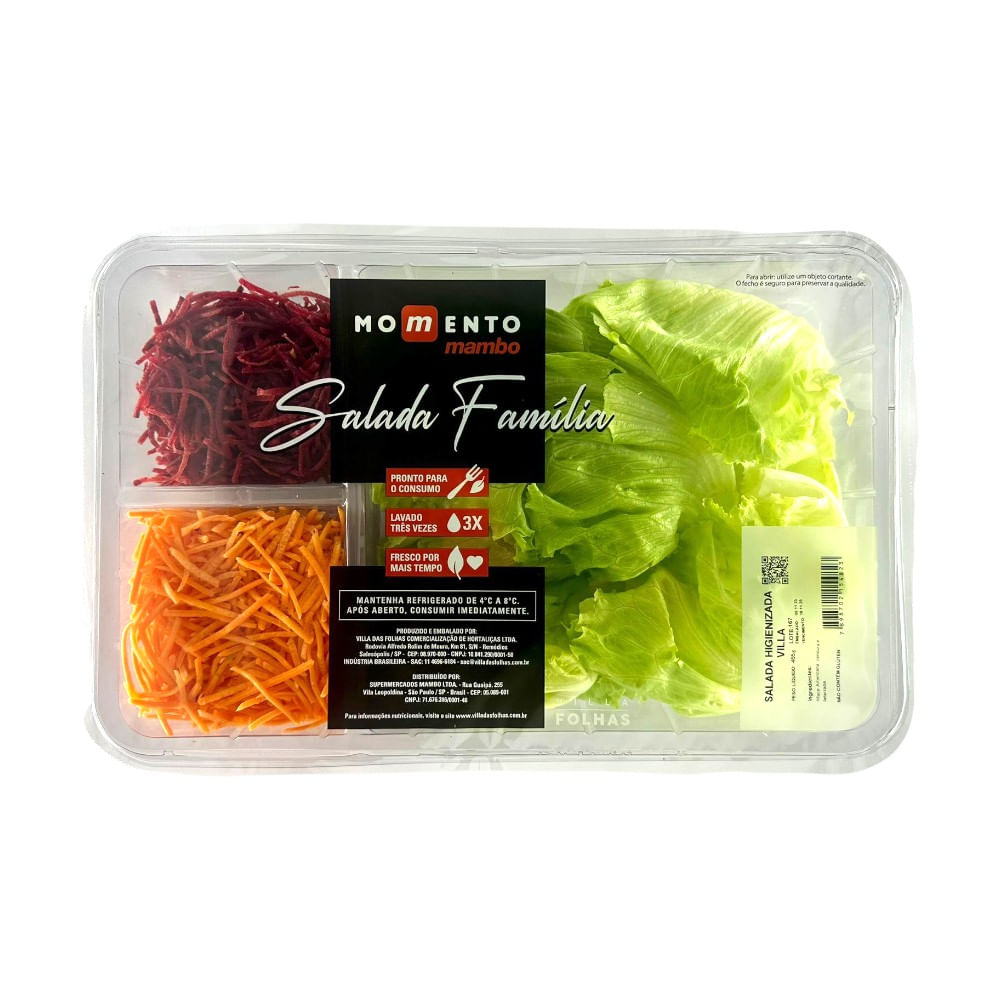 Salada Família Villa Momento Mambo 465g