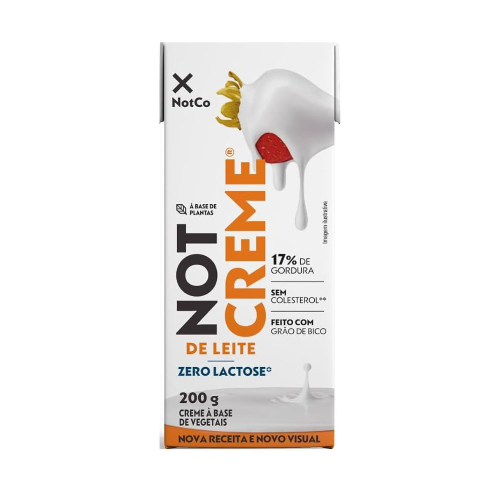 Creme de Leite Sem Lactose Notco 200g
