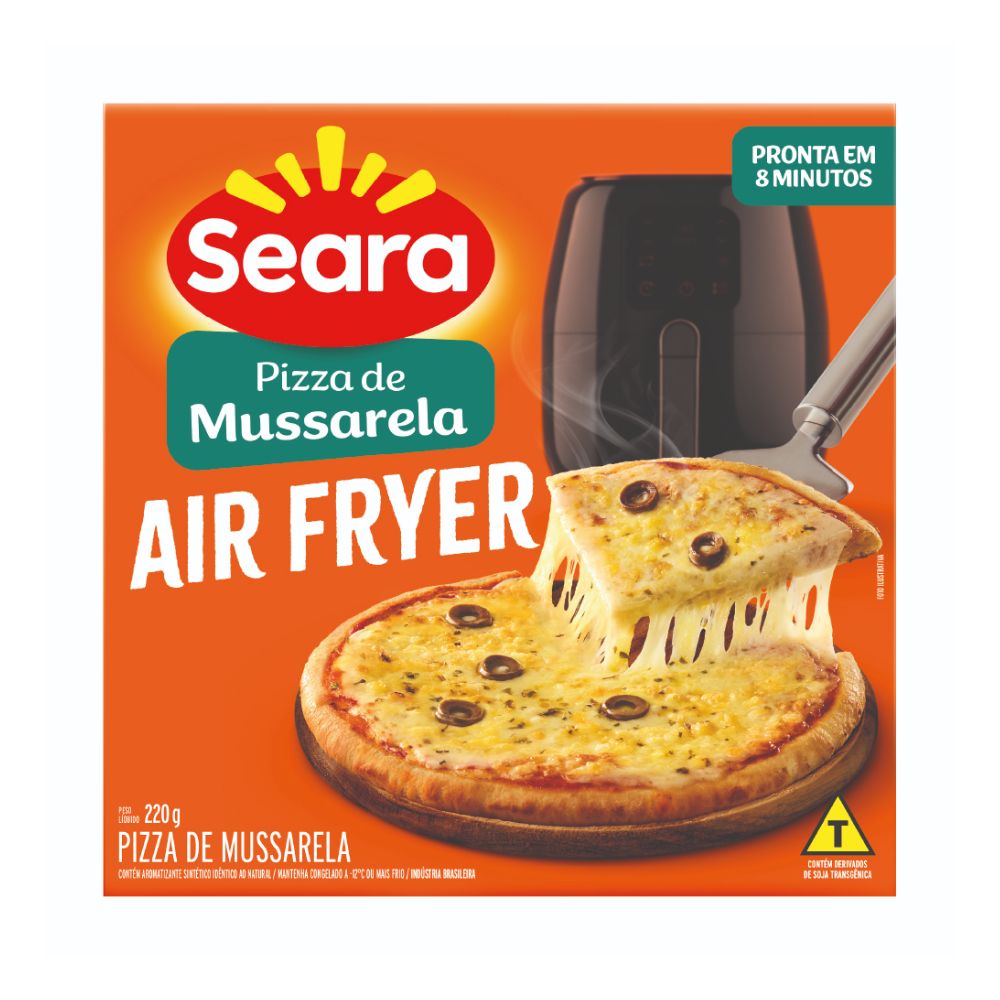 Pizza de Mussarela Congelada Airfryer Seara 220g
