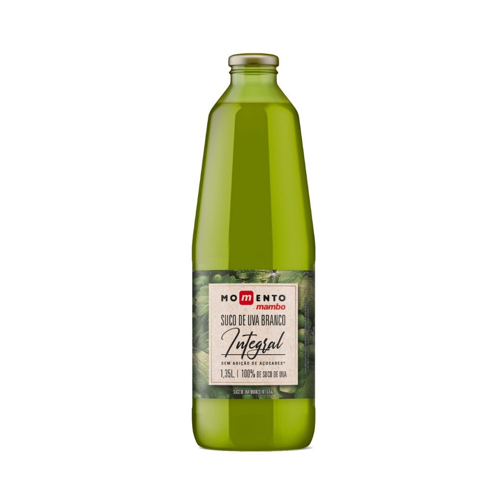 Suco de Uva Branca Integral Sem Adição de Açúcar Momento Mambo 1,35L