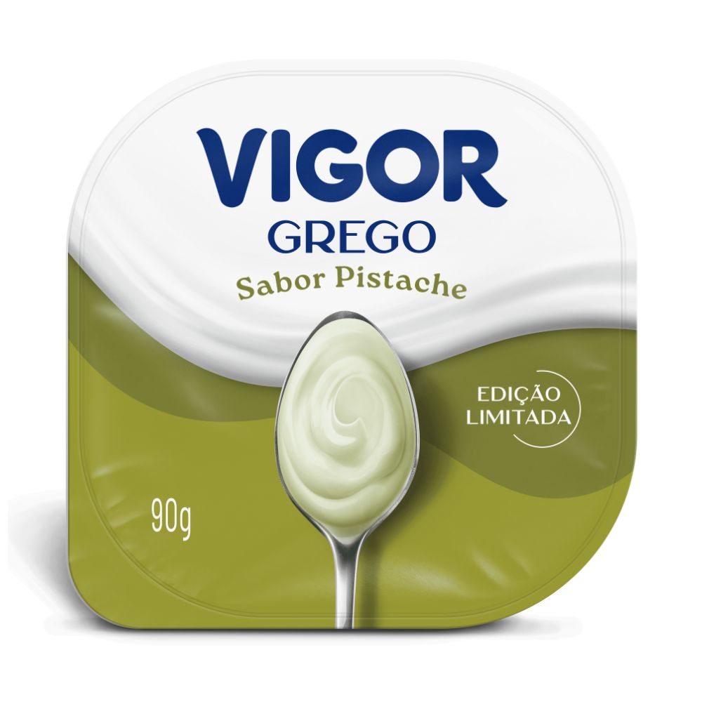 Iogurte Grego Pistache Edição Limitada Vigor 90g