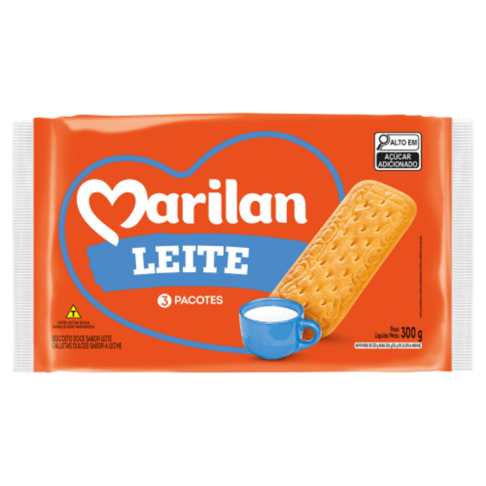 Biscoito Maizena Marilan Leite Tradicional 300g