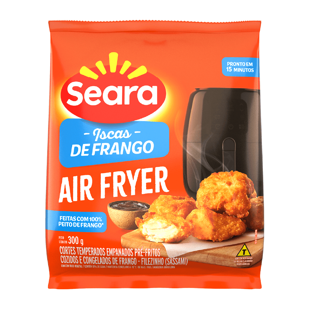 Isca de Frango Tradicional Empanada Crocante Seara 300g