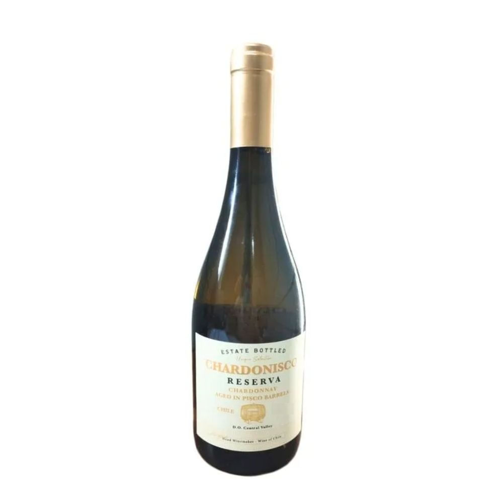 Vinho Chileno Branco Reserva Chardonnay Chardonisco 750ml