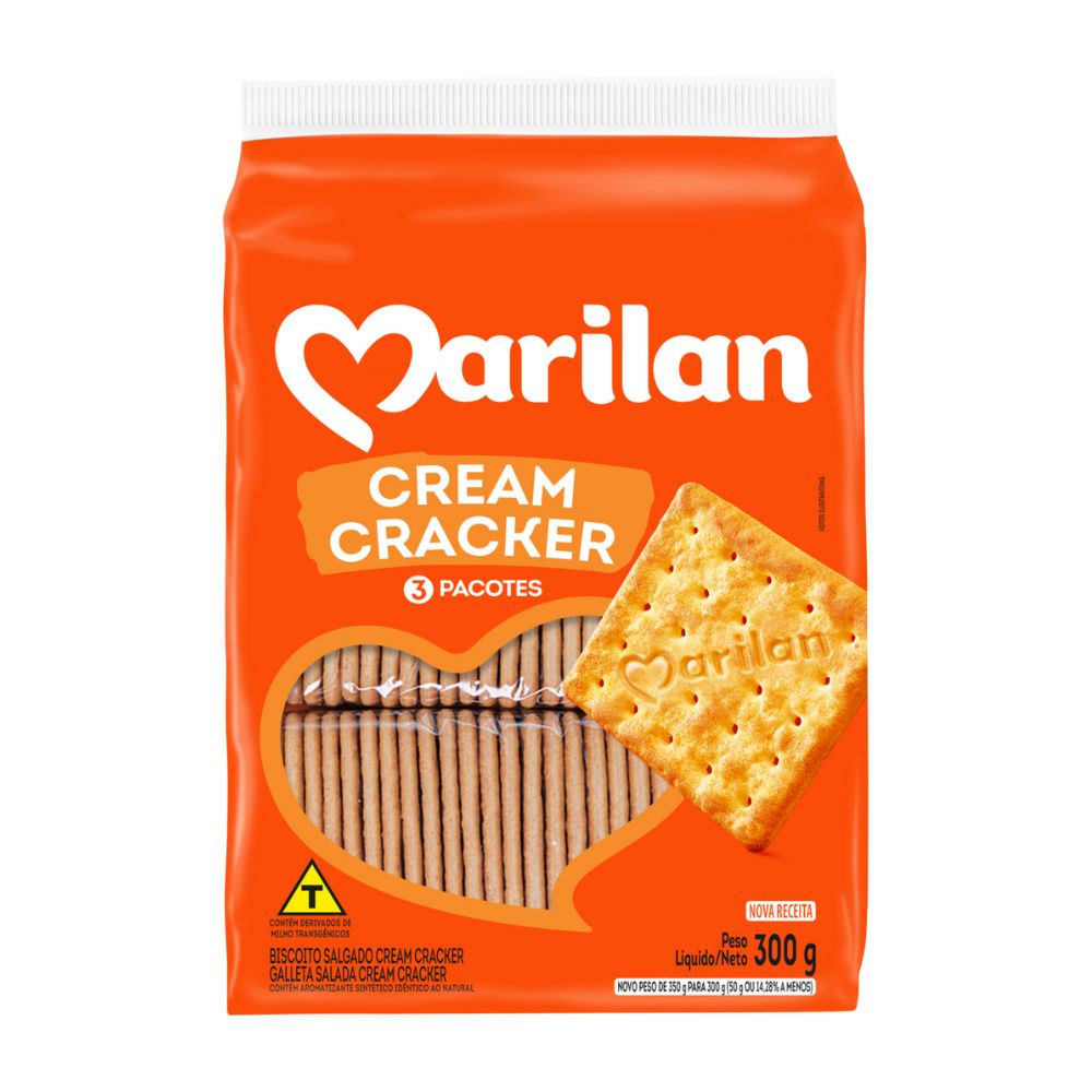 Biscoito Cream Cracker Marilan 300g