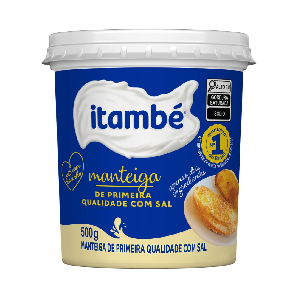 Manteiga Pote com Sal Itambé 500g