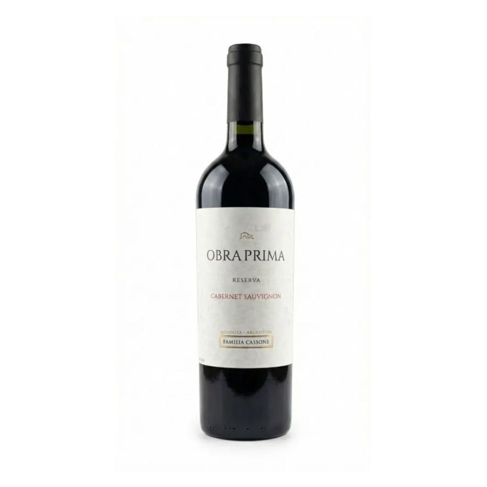 Vinho Argentino Tinto Cabernet Sauvignon Reserva Obra Prima 750ml