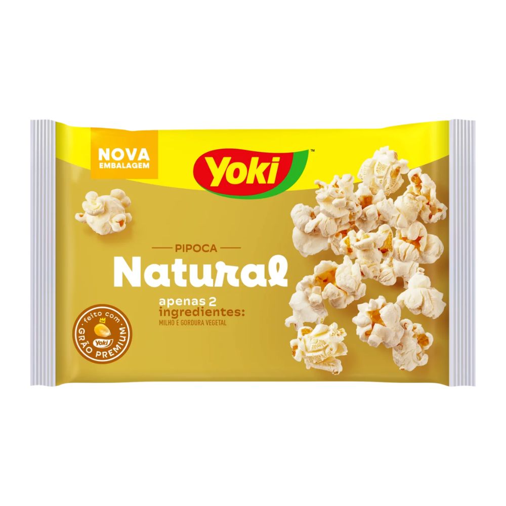 Milho de Pipoca Para Micro-Ondas Natural Yoki 100g