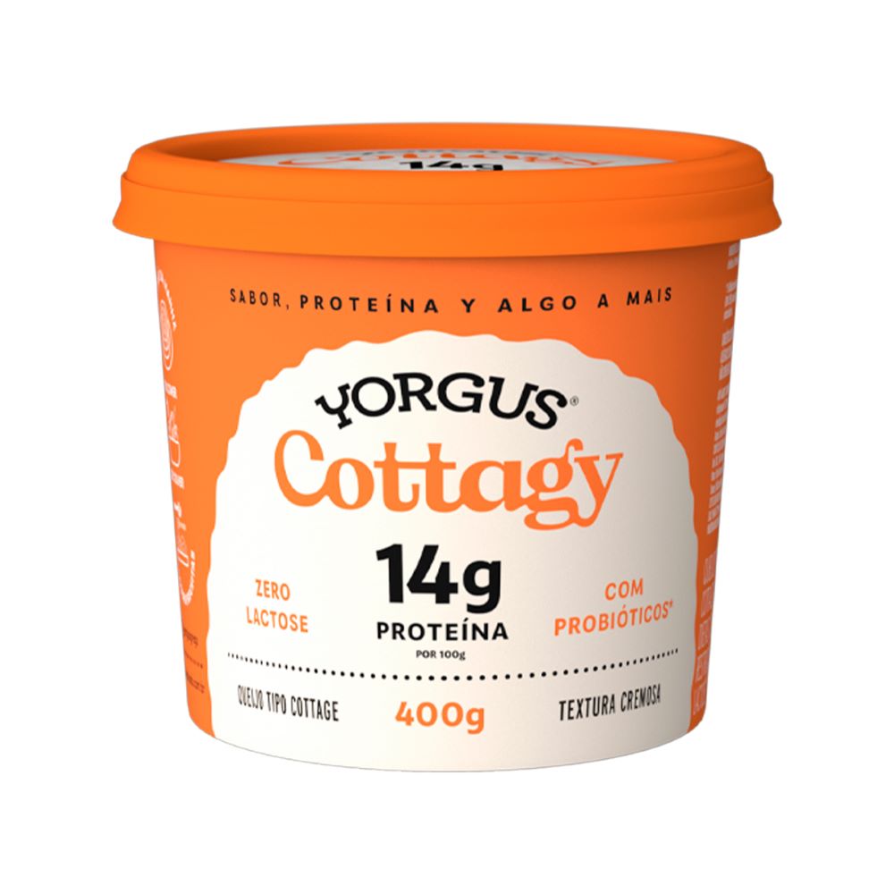 Queijo Tipo Cottage Sem Lactose Yorgus 400g