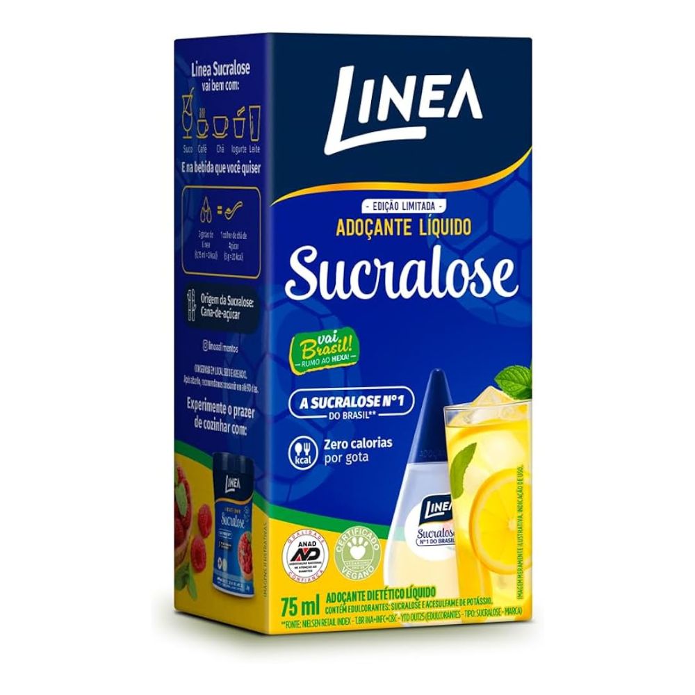 Adoçante Líquido Linea Sucralose 75ml