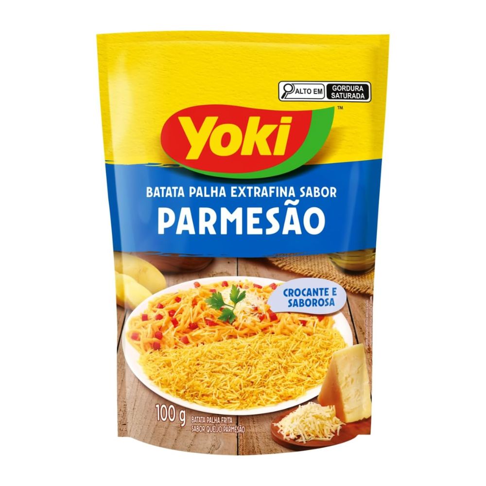 Batata Palha Extra Fina Parmesão Yoki 100g